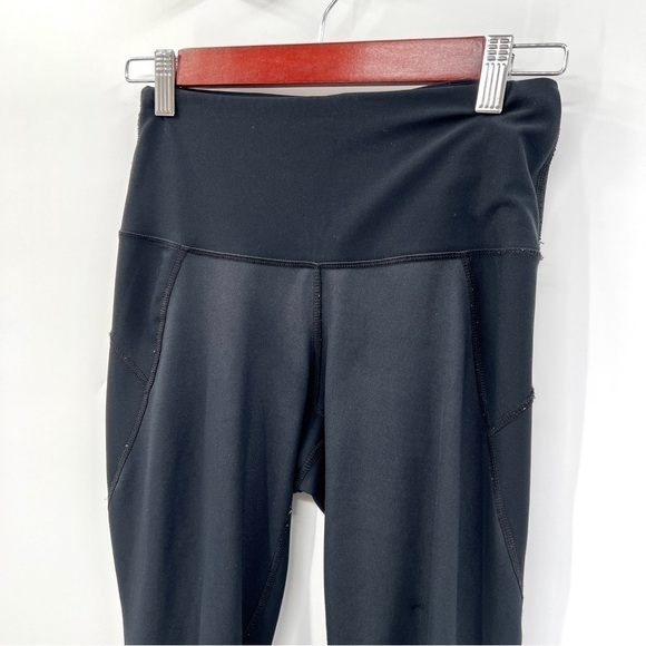 90 DEGREE by REFLEX Woman's High Rise Black Athletic Leggings Size XS - Picture 2 of 11